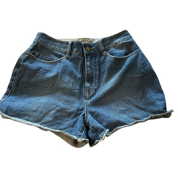 Roxy women's size 27 raw hem denim shorts - Picture 1 of 3
